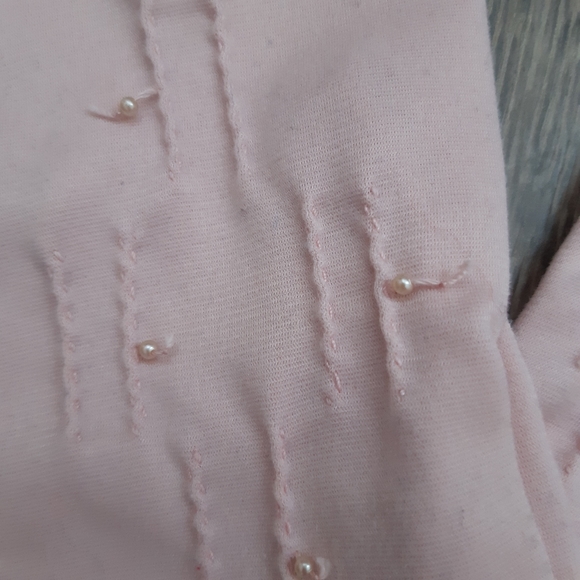 Vintage gloves from the 50s + 60s. 3 white and 1 pink. Beautiful details. - Picture 3 of 10